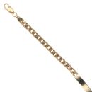 9ct Yellow Gold Curb ID Bracelet 8"
