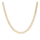 9ct Yellow Gold Double Link Curb Chain 20"