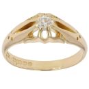 18ct Yellow Gold 0.25ct Diamond Signet Ring