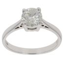 18ct White Gold 1.05ct Brilliant Cut Diamond Solitaire Ring