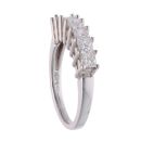 18ct White Gold 1.13ct Diamond Half Eternity Ring