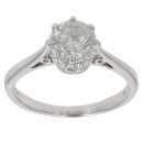 Platinum 1.00ct Brilliant Cut Diamond Solitaire Ring