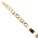 9ct Yellow Gold Curb I.D Bracelet 8"