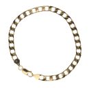 9ct Yellow Gold Curb Bracelet 8.5"