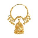 22ct Yellow Gold Hoops with Dropper