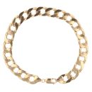 9ct Yellow Gold Curb Bracelet 9.5"