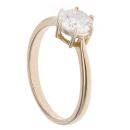 Lab Grown 9ct Yellow Gold 1.00ct Diamond Solitaire Ring