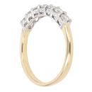 18ct Yellow Gold 0.33ct Brilliant Cut Diamond Half Eternity Ring