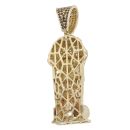 9ct Yellow Gold Multi Gemstone Hannibal Figure Pendant