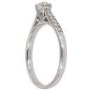 18ct White Gold 0.65ct Brilliant Cut Diamond Solitaire Ring