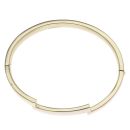 9ct Yellow, White And Rose Gold Hinged Bangle