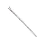 Lab Grown Platinum 8.00ct Brilliant Cut Diamond Tennis Bracelet 7"