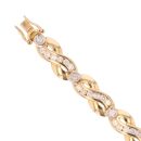 18ct Yellow Gold 2.25ct Brilliant Cut Diamond Bracelet 7"