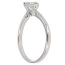 Platinum 0.61ct Princess Cut Diamond Solitaire Ring