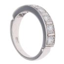 18ct White Gold 0.90ct Brilliant Cut Diamond Half Eternity Ring