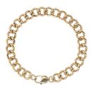 9ct Yellow Gold Curb Bracelet 8.5"