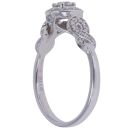 18ct White Gold 0.45ct Brilliant Cut Diamond Cluster Ring