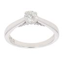 18ct White Gold 0.45ct Brilliant Cut Diamond Solitaire Ring