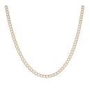 9ct Yellow Gold Curb Chain 18"