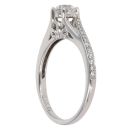 18ct White Gold 0.64ct Brilliant Cut Diamond Solitaire Ring