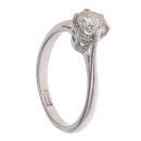 18ct White Gold 0.55ct Brilliant Cut Diamond Solitaire Ring