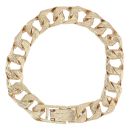 9ct Yellow Gold Curb Bracelet 8"