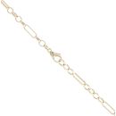 9ct Yellow Gold Figaro T-Bar Chain 20"