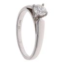 14ct White Gold 0.50ct Brilliant Cut Diamond Solitaire Ring