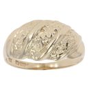 9ct Yellow Gold Patterned Fancy Ring