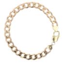 9ct Yellow Gold Curb Bracelet 8.5"