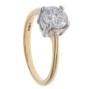 18ct Yellow Gold 1.00ct Brilliant Cut Diamond Solitaire Ring