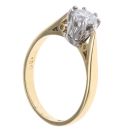 18ct Yellow Gold 0.50ct Brilliant Cut Diamond Solitaire Ring