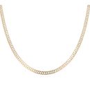 9ct Yellow Gold Double Curb Chain 20"