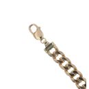 9ct Yellow Gold Curb Bracelet 9"