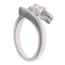 Platinum 0.50ct Princess Cut Diamond Solitaire Ring