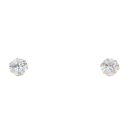 9ct Yellow Gold 5mm Cubic Zirconia Stud Earrings