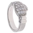 Silver Cubic Zirconia Boxing Glove Ring By Icesia