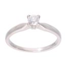 9ct White Gold 0.20ct Diamond Solitaire Ring