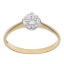 18ct Yellow Gold 0.55ct Brilliant Cut Diamond Solitaire Ring