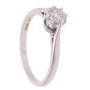 18ct White Gold 0.50ct Diamond Solitaire Ring