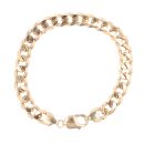 9ct Yellow Gold Curb Bracelet 9"