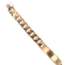 9ct Yellow Gold ID Curb Bracelet 8"