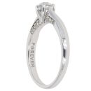 18ct White Gold 0.50ct Brilliant Cut Diamond Solitaire Ring