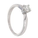 18ct White Gold 0.33ct Diamond Solitaire Ring