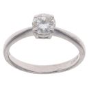 18ct White Gold 0.75ct Brilliant Cut Diamond Solitaire Ring
