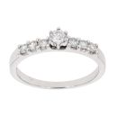 9ct White Gold 0.30ct Diamond Solitaire Ring