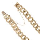 9ct Yellow Gold Curb Bracelet 8"