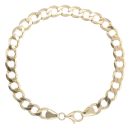 9ct Yellow Gold Curb Bracelet 8"