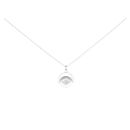Silver Spinning Star Pendant And Chain 18"
