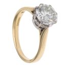 18ct Yellow Gold 1.60ct Brilliant Cut Diamond Solitaire Ring
